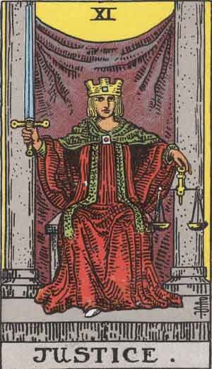 Justice Tarot Card